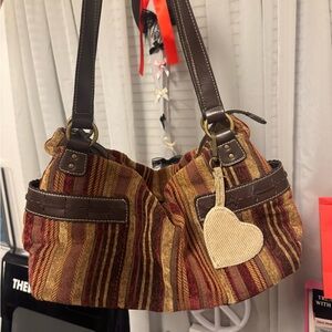 Colorful Vintage Leather Bag